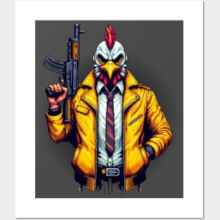 Hotline Miami Jacket-For pixel retro gamers Posters and Art